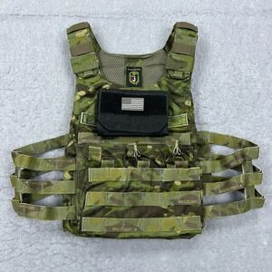 TAG Multicam Plate Armour Carrier Skeletal Releasable Integrated‎ Hybrid Vest